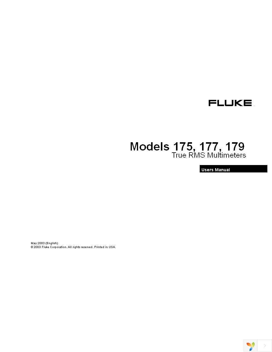 FLUKE-179 ESFP Page 1